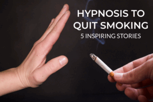 Hand rejecting a cigarette – hypnosis to quit smoking symbol of freedom and control
